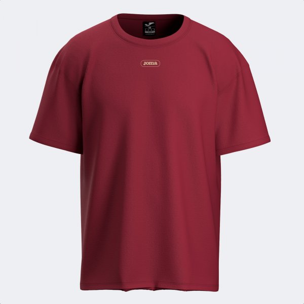 Polo tričko MIMETIC SHORT SLEEVE T-SHIRT bordová
