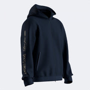Mikina MIMETIC ZIP-UP HOODIE modrá námornícka