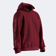 Mikina MIMETIC ZIP-UP HOODIE červená