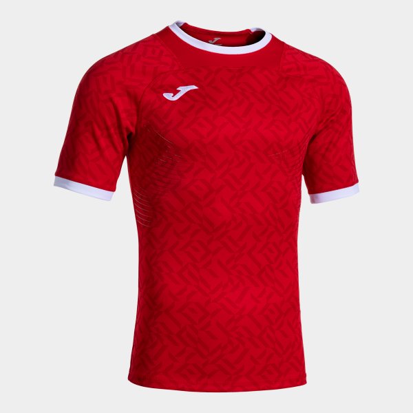 Krátke tričko NATION SHORT SLEEVE T-SHIRT červená