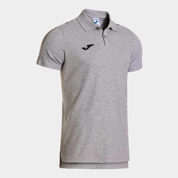 OLIMPIADA SHORT SLEEVE POLO MELANGE GRAY GREY