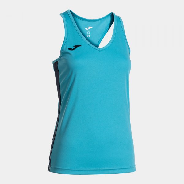 Dámske športové tielko OLIMPIADA TANK TOP fluo tyrkysová