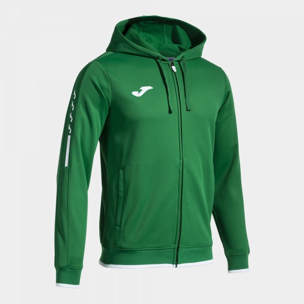 Mikina s kapucňou OLIMPIADA ZIP-UP HOODIE zelená
