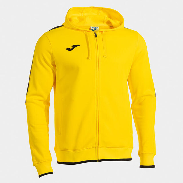 Mikina s kapucňou OLIMPIADA ZIP-UP HOODIE žltá čierna