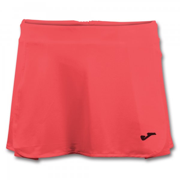 Dámska športová sukňa COMBINED SKIRT/SHORTS OPEN II koralová fluo