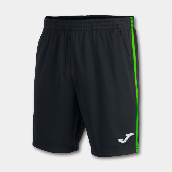 Šortky BERMUDA OPEN III čierna fluo zelená