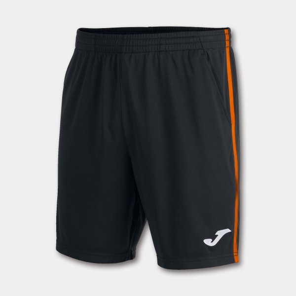 Šortky BERMUDA OPEN III čierna fluo oranžová