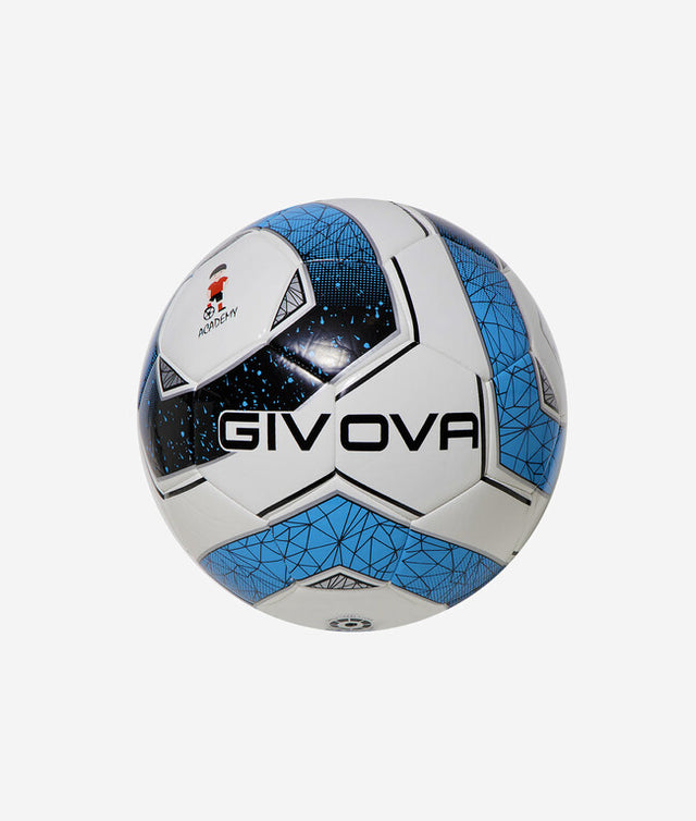 Lopta PALLONE ACADEMY SCHOOL čierna-svetlomodrá