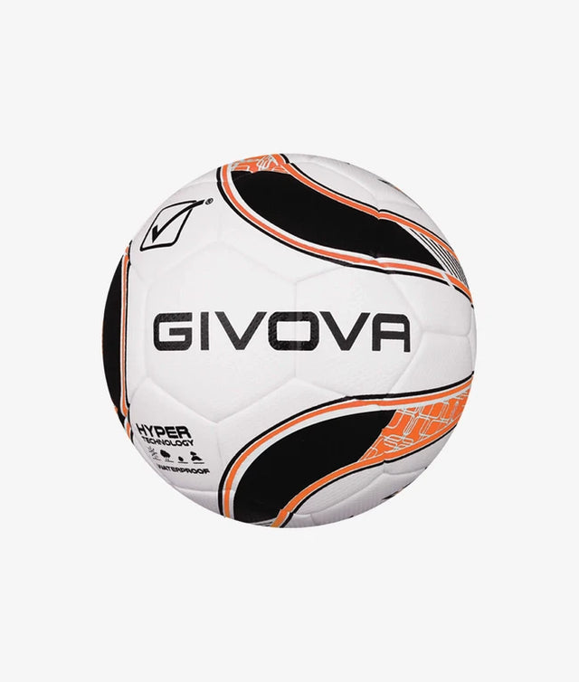 Lopta PALLONE MATCH HYPER čierna-fluo oranžová