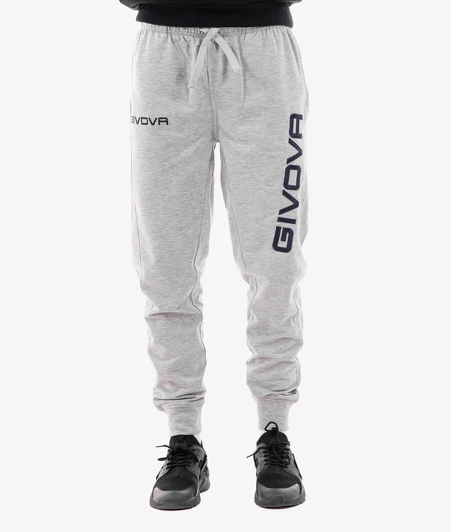 Tepláky PANTA COTONE MOD. MOON BIG LOGO šedá