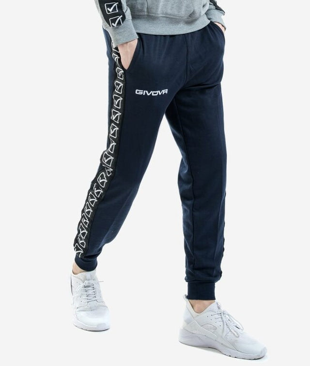 Tepláky PANTALONE TERRY BAND modrá
