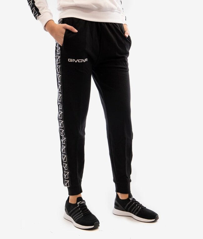 PANTALONE TERRY BAND NERO