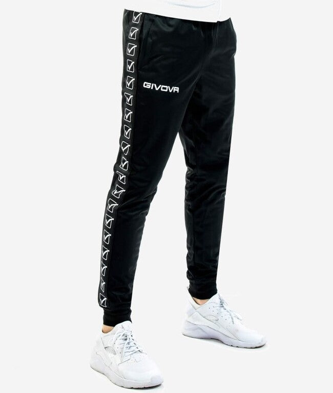 PANTALONE TRICOT BAND NERO
