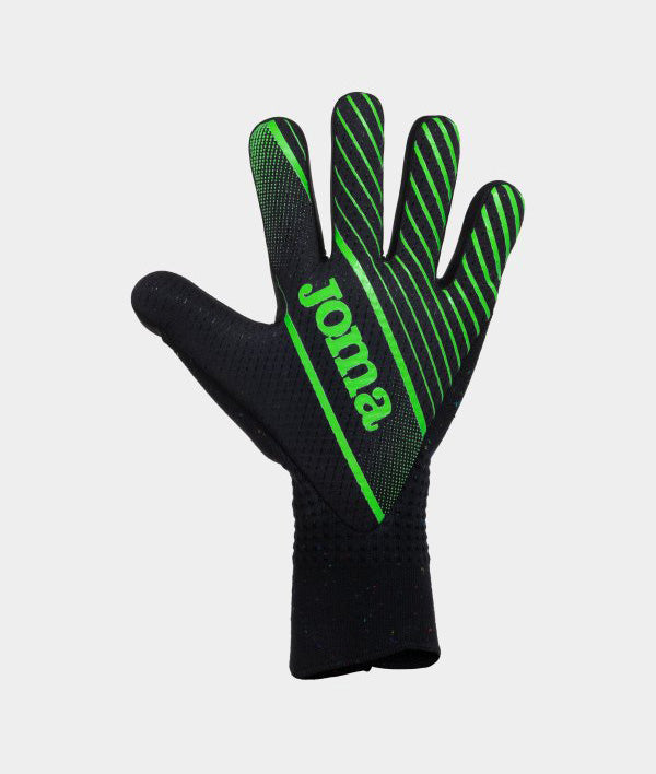 Brankárske rukavice PANTHER GOALKEEPER GLOVES čierna fluo zelená