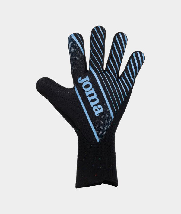Brankárske rukavice PANTHER GOALKEEPER GLOVES BLACK FLUOR TURQUOISE čierna
