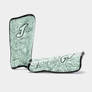 PANTHER SHIN GUARDS TURQUOISE BLACK TURQUOISE