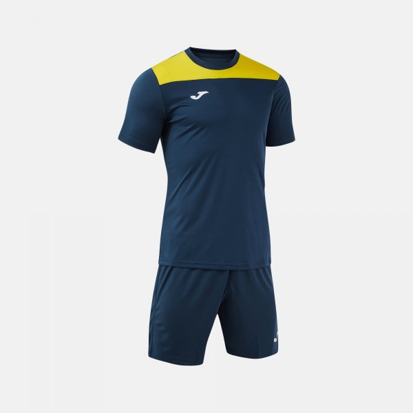 Dres PHOENIX II SET modrá námornícka žltá