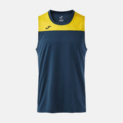 PHOENIX III SLEEVELESS SHIRT DARK NAVY YELLOW NAVY-YELLOW