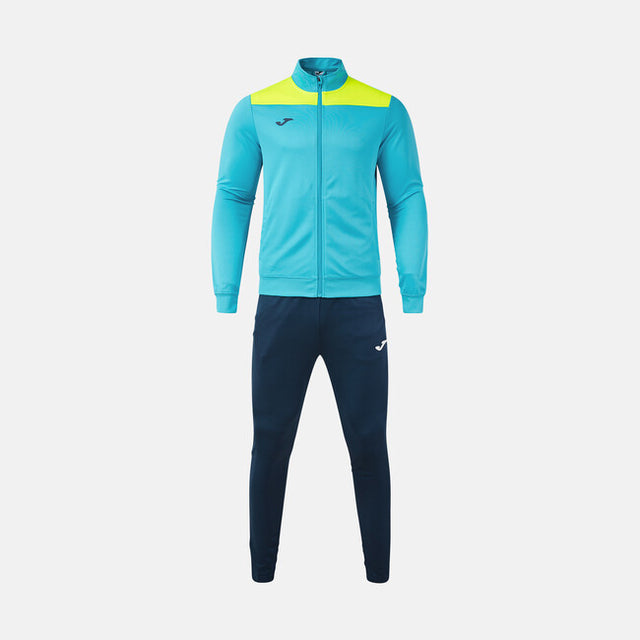 Súprava PHOENIX III TRACKSUIT fluo žltá - tyrkysová