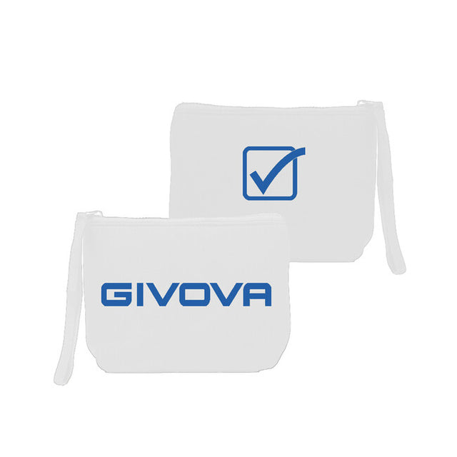 Taška POCHETTE NEOPRENE 19*15*6 biela-tyrkysová