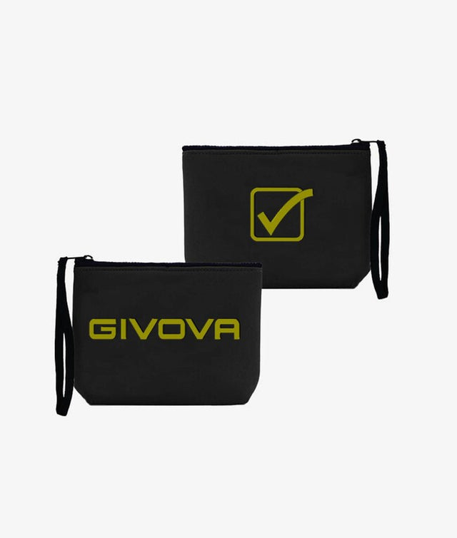 Taška POCHETTE NEOPRENE 19*15*6 čierna-zlatá
