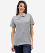 Polo tričko POLO COTONE PIQUET SUMMER svetlá melanžová šedá