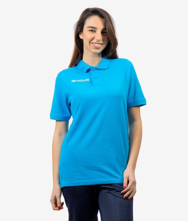 Polo tričko POLO COTONE PIQUET SUMMER tyrkysová
