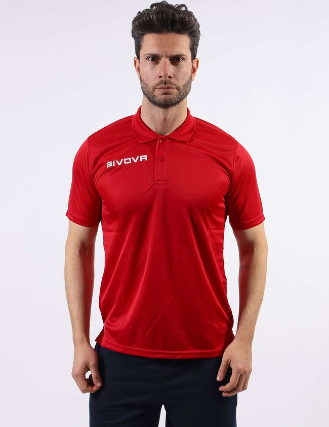 Tričko POLO POCKET červená