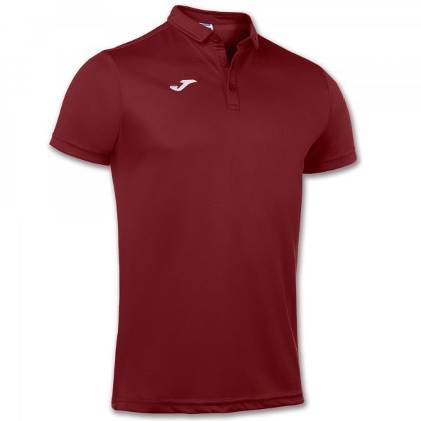 Polo tričko HOBBY SHORT SLEEVE POLO SHIRT bordová