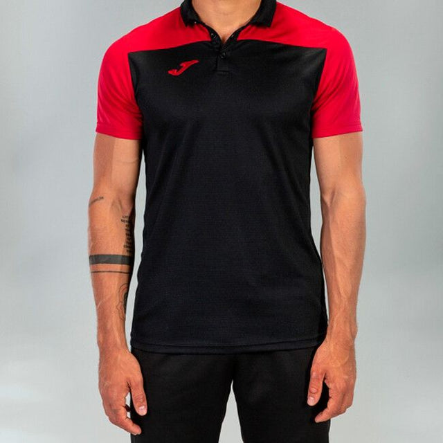 Polo tričko HOBBY II SHORT SLEEVE POLO čierna červená