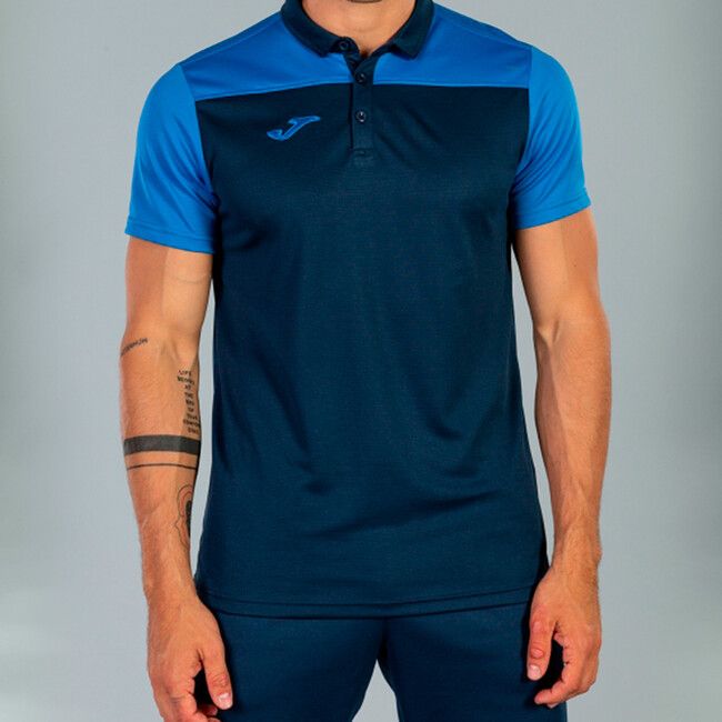 COMBI POLO SHIRT NAVY-ROYAL S/S NAVY-ROYAL