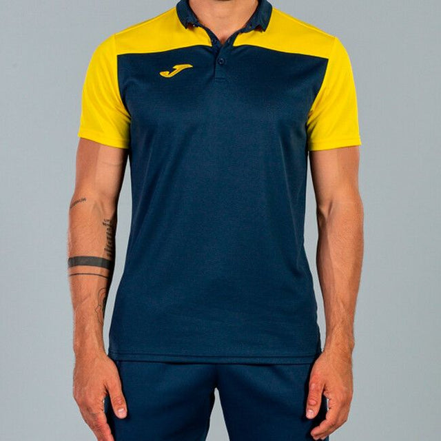 Polo tričko HOBBY II SHORT SLEEVE POLO modrá námornícka žltá