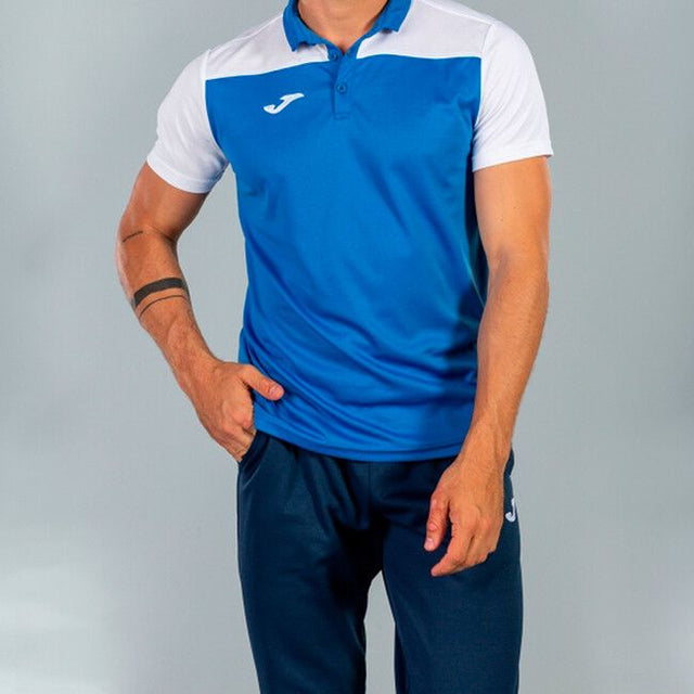 Polo tričko HOBBY II SHORT SLEEVE POLO azúrová biela