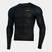 Polo tričko R-CITY LONG SLEEVE T-SHIRT čierna