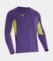 Polo tričko R-CITY LONG SLEEVE T-SHIRT fialová