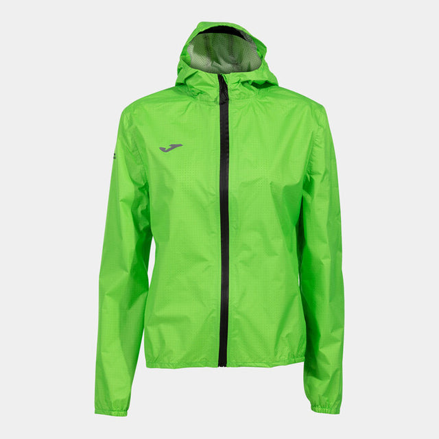 Dámska bunda do dažďa R-CITY ICONIC NATURE RAINCOAT fluo zelená