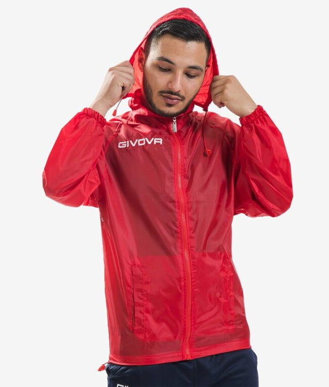 Bunda RAIN BASICO červená
