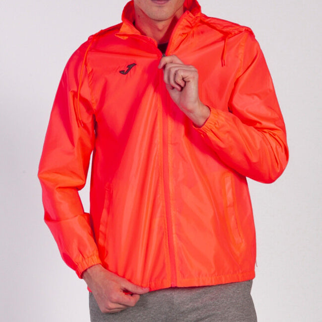 Bunda do dažďa RAINJACKET IRIS koralová fluo
