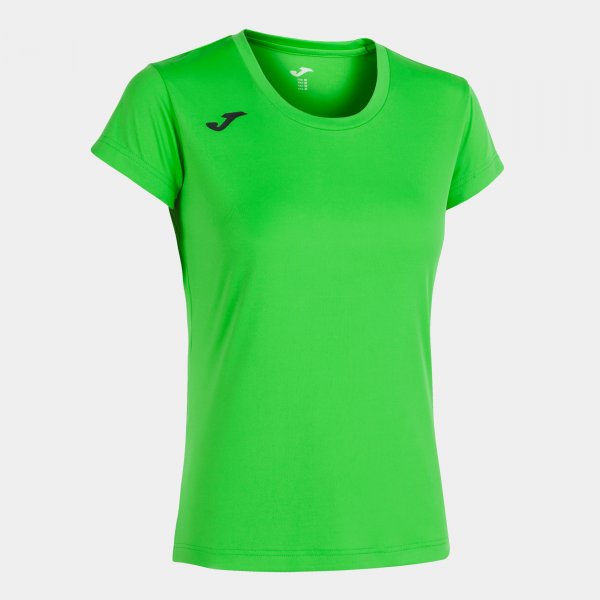 Dámske bežecké tričko RECORD II SHORT SLEEVE T-SHIRT fluo zelená