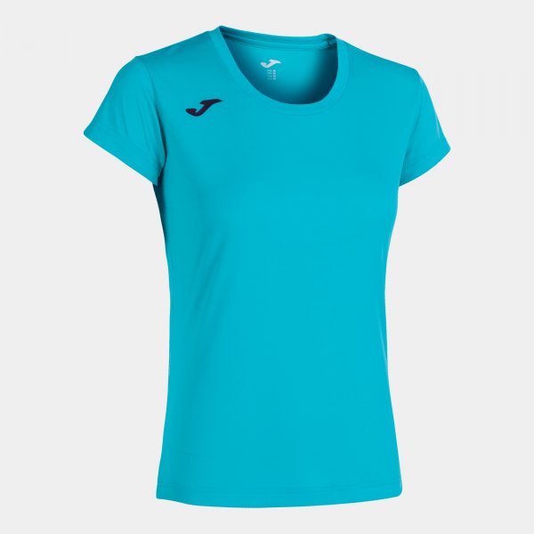 Dámske bežecké tričko RECORD II SHORT SLEEVE T-SHIRT fluo tyrkysová