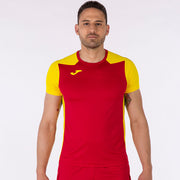 T-SHIRT RECORD II RED-YELLOW