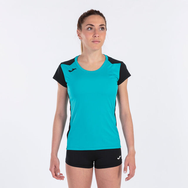 Dámske bežecké tričko RECORD II SHORT SLEEVE T-SHIRT tyrkysová