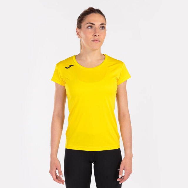 Dámske bežecké tričko RECORD II SHORT SLEEVE T-SHIRT žltá