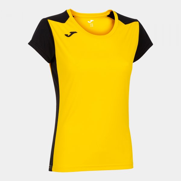 T-SHIRT RECORD II YELLOW-BLACK