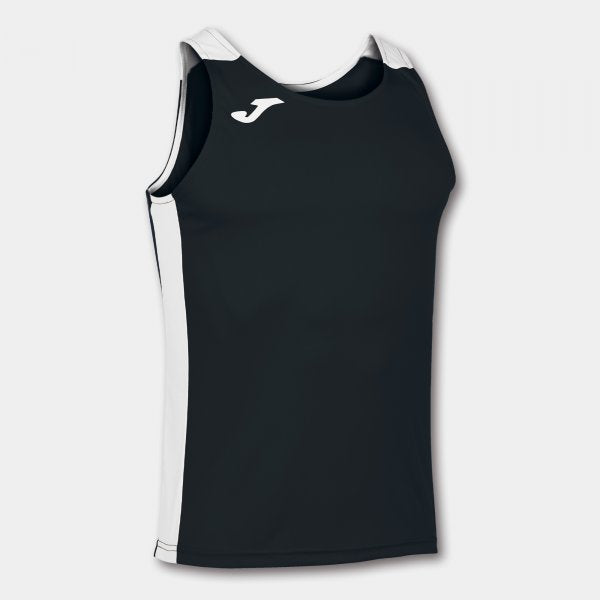 Bežecké tielko RECORD II TANK TOP čierna biela