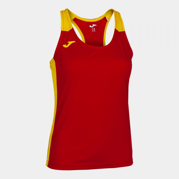 T-SHIRT RECORD II RED-YELLOW
