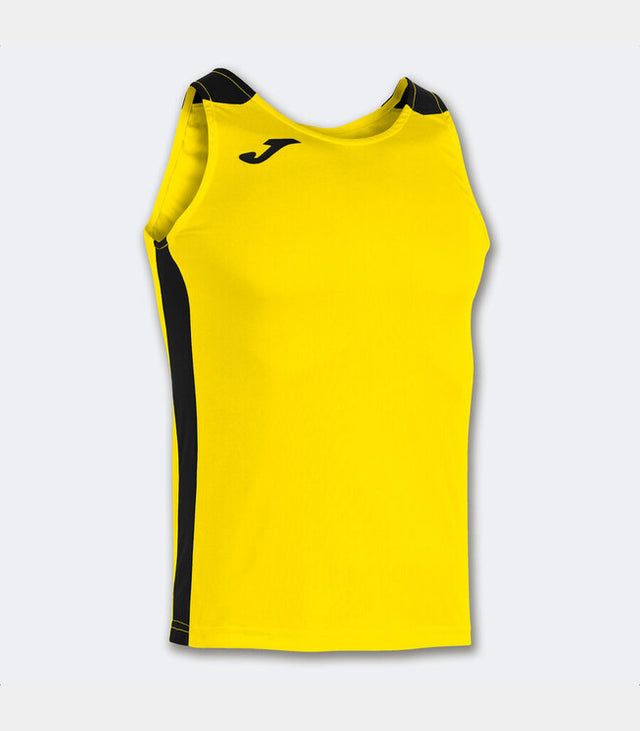 Bežecké tielko RECORD II TANK TOP žltá čierna