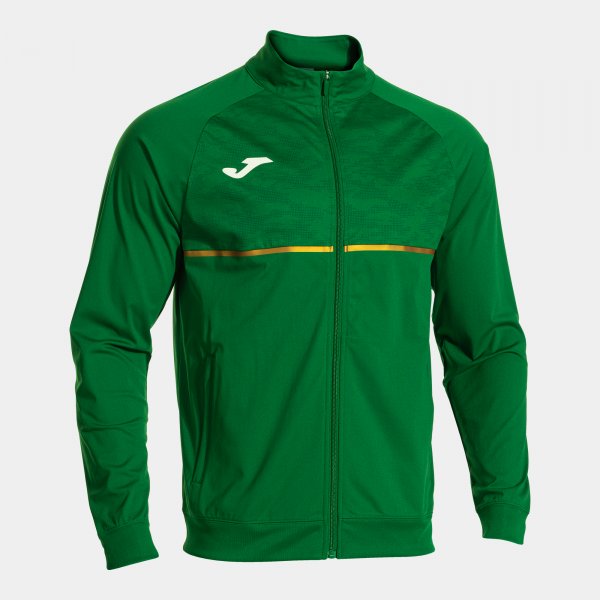 Mikina so zipsom RECORD III FULL ZIP SWEATSHIRT zelená