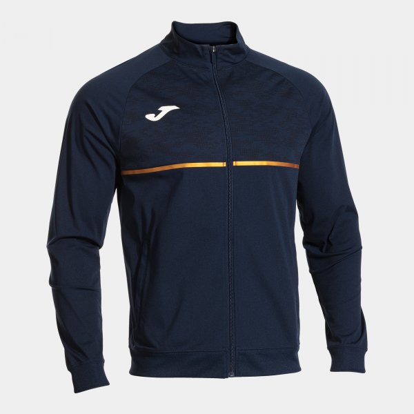 Mikina so zipsom RECORD III FULL ZIP SWEATSHIRT modrá námornícka