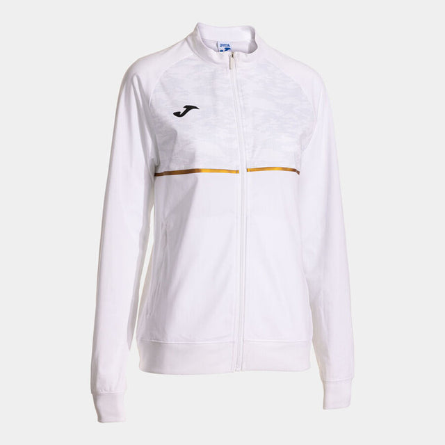 Dámska mikina so zipsom RECORD III FULL ZIP SWEATSHIRT biela